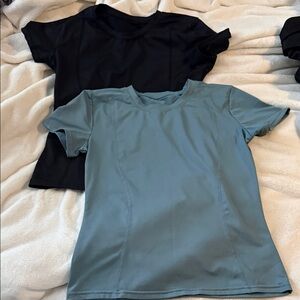 Black and Blue Short Sleeve T-Shirts